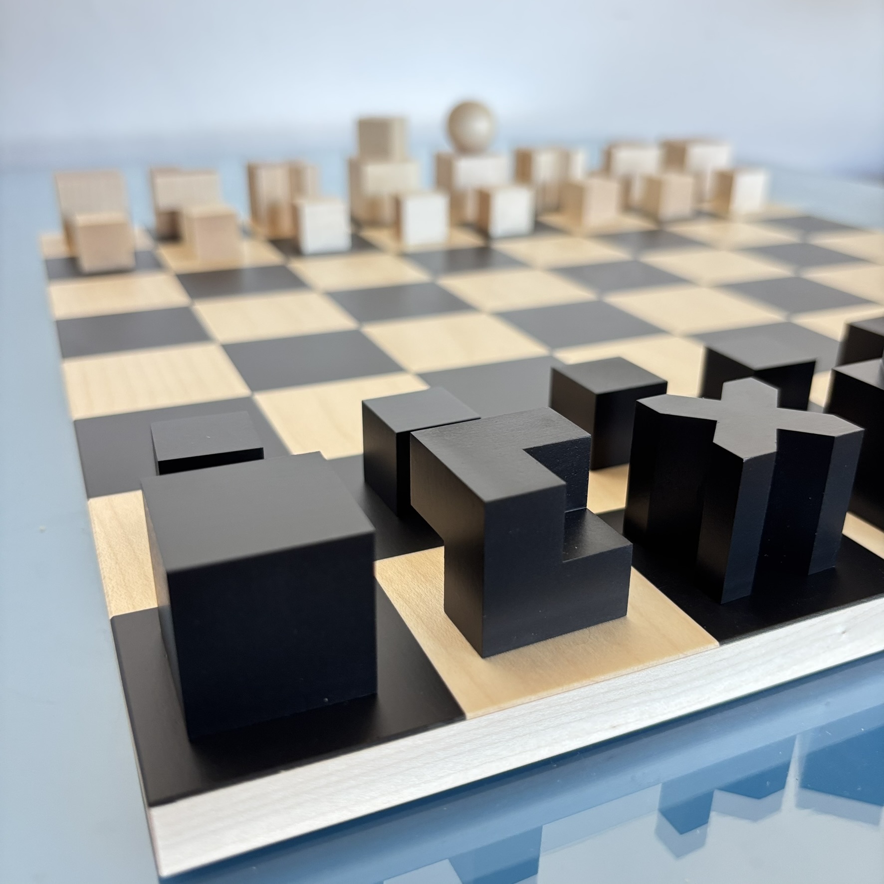 Josef Hartwig a jeho Bauhaus Schachspiel