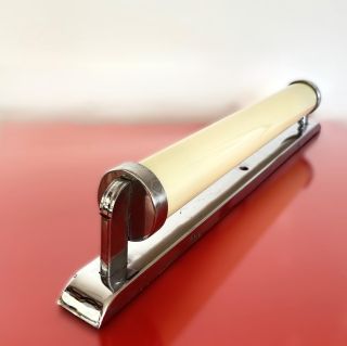 Půlmetrový skleněný válec! Funkcionalistická nástěnná lampička Napako 2013/50, 2x 40 W, 250 V, sklo 50 cm | Functionalist...