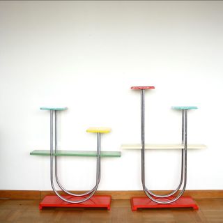 Funkcionalistické květinové stojany Functionalist plant stands #kvetinovystojan #robertslezak #praha #funkcionalismus...